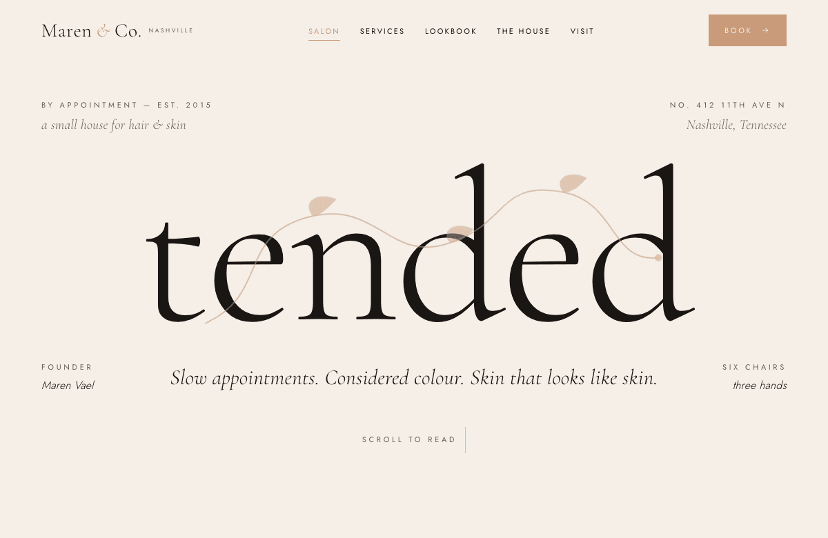 Maren & Co. sample website preview